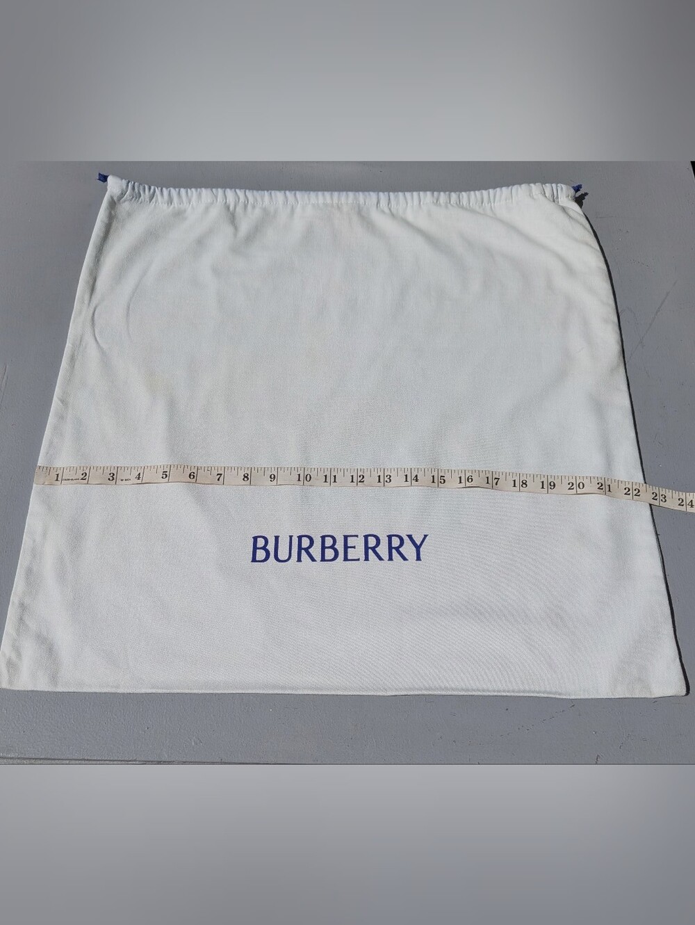 Burberry Logo Double Layer Dust Bag  Cotton Fabric, Size L